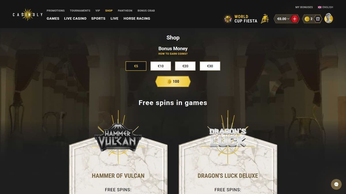 Shop Casinoly Casino