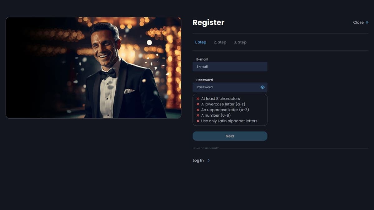 Registration Casino Night Casino