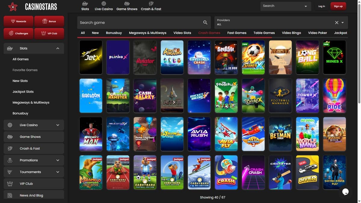 Mini games Casinostars Casino