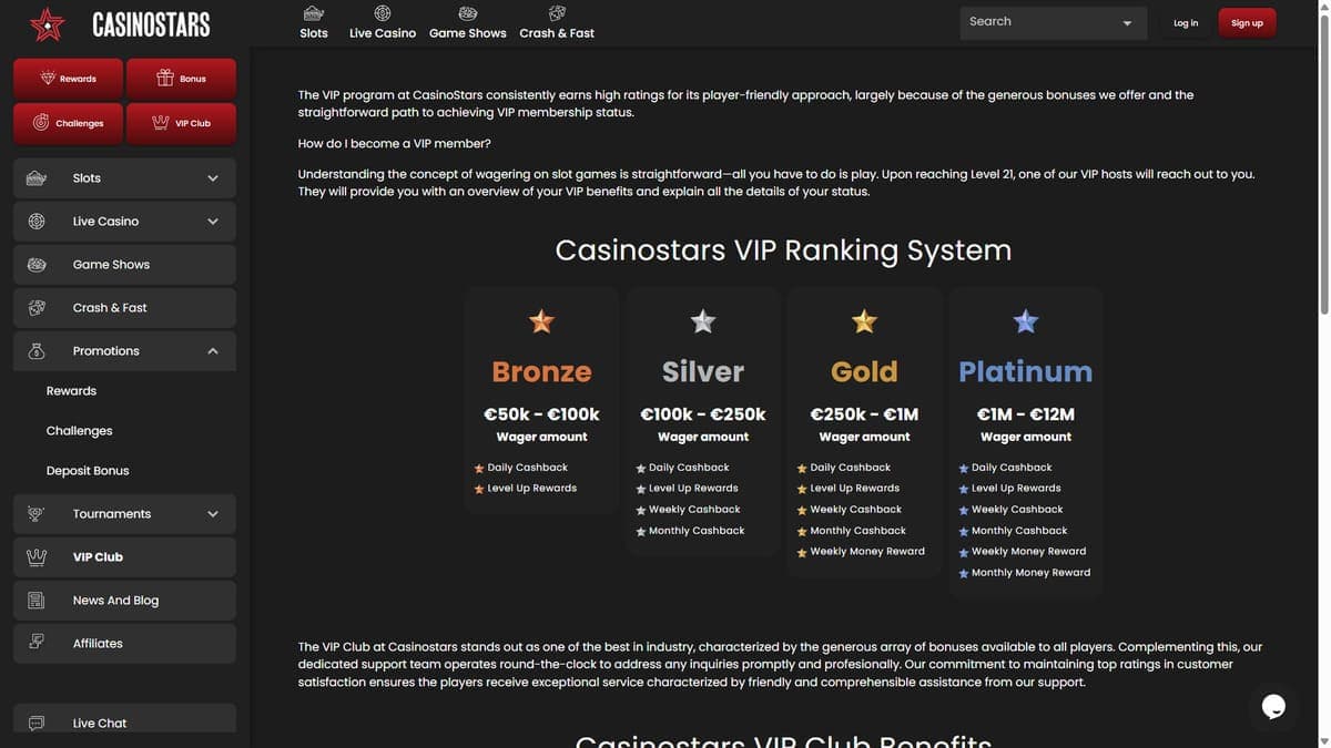 VIP Casinostars Casino