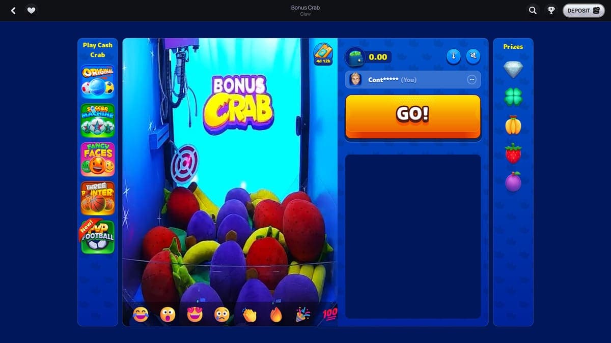 Bonus crab Casinova Casino