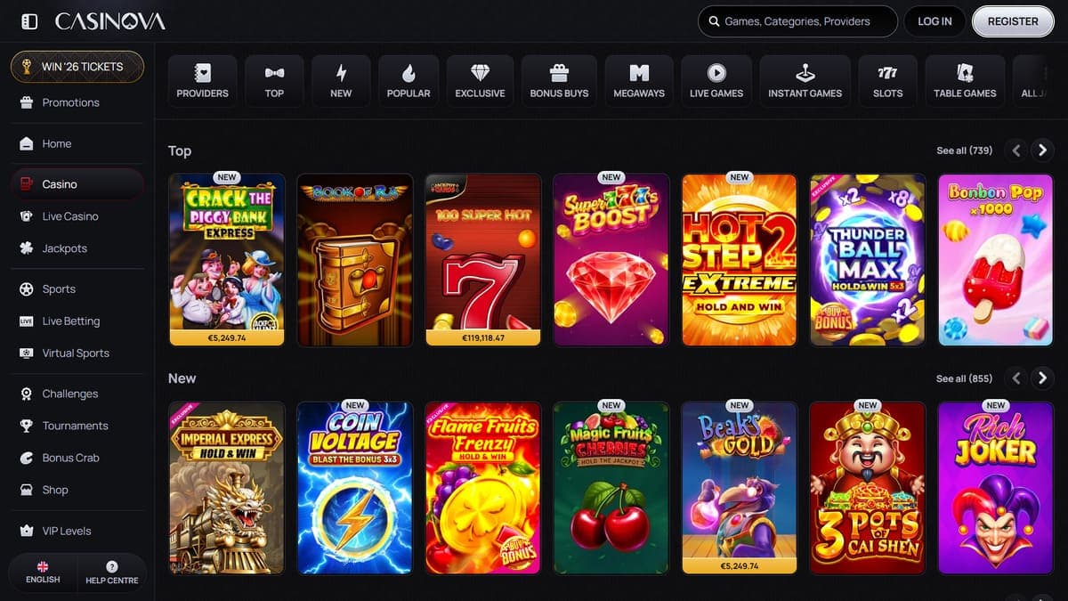 Top casino Casinova Casino