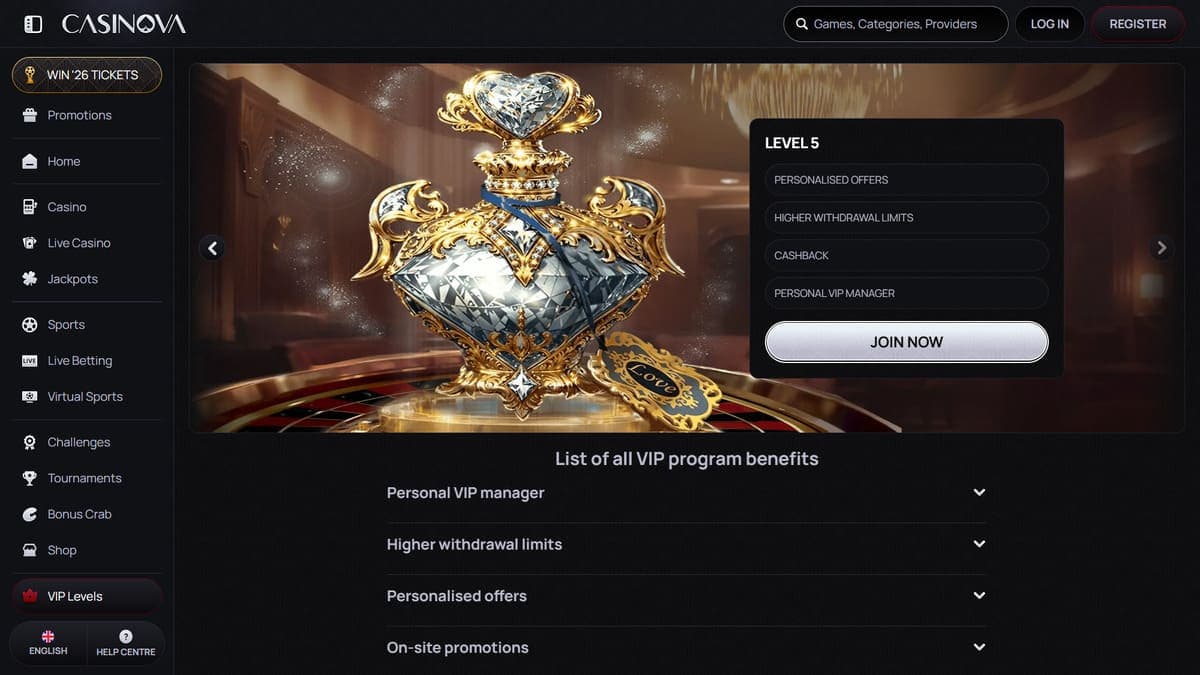 VIP Club Casinova Casino