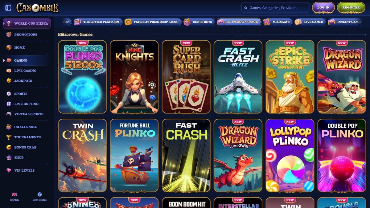 All games Casombie Casino
