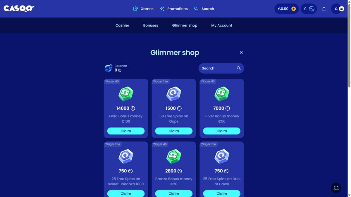 Shop Casoo Casino