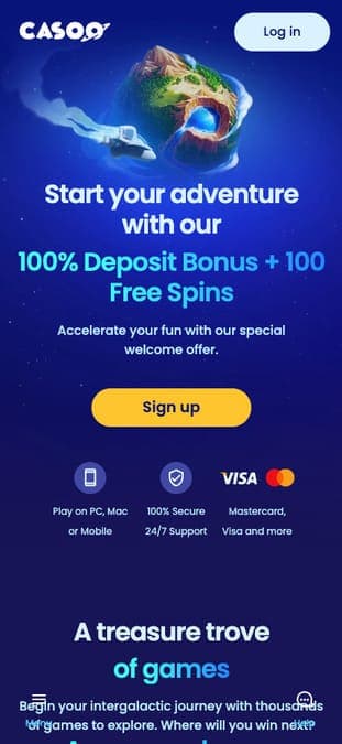 Casoo casino mobile
