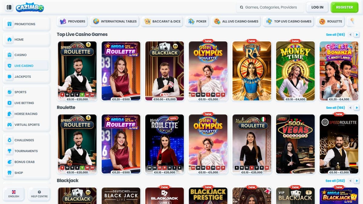 Live Cazimbo Casino