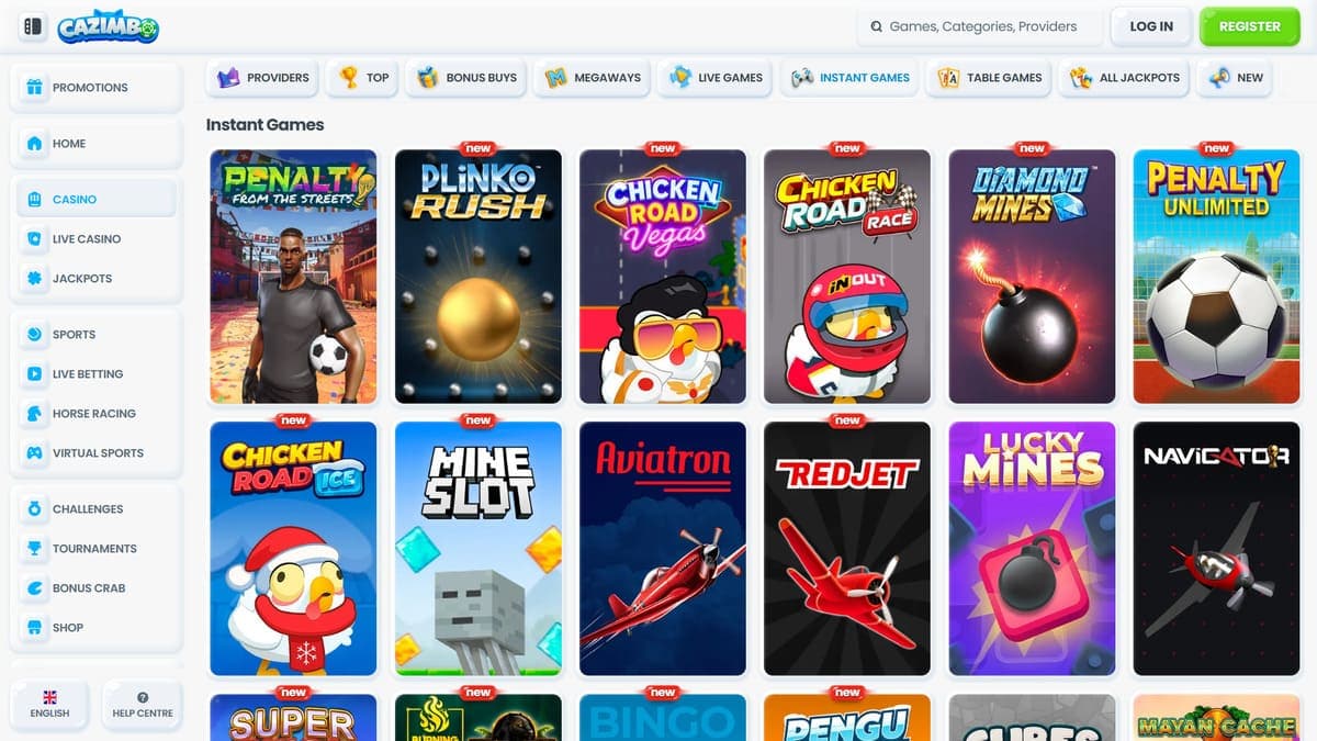 Online games Cazimbo Casino