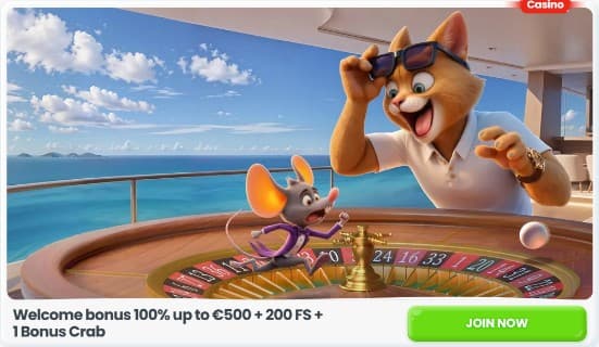 Welcome bonus Cazimbo Casino