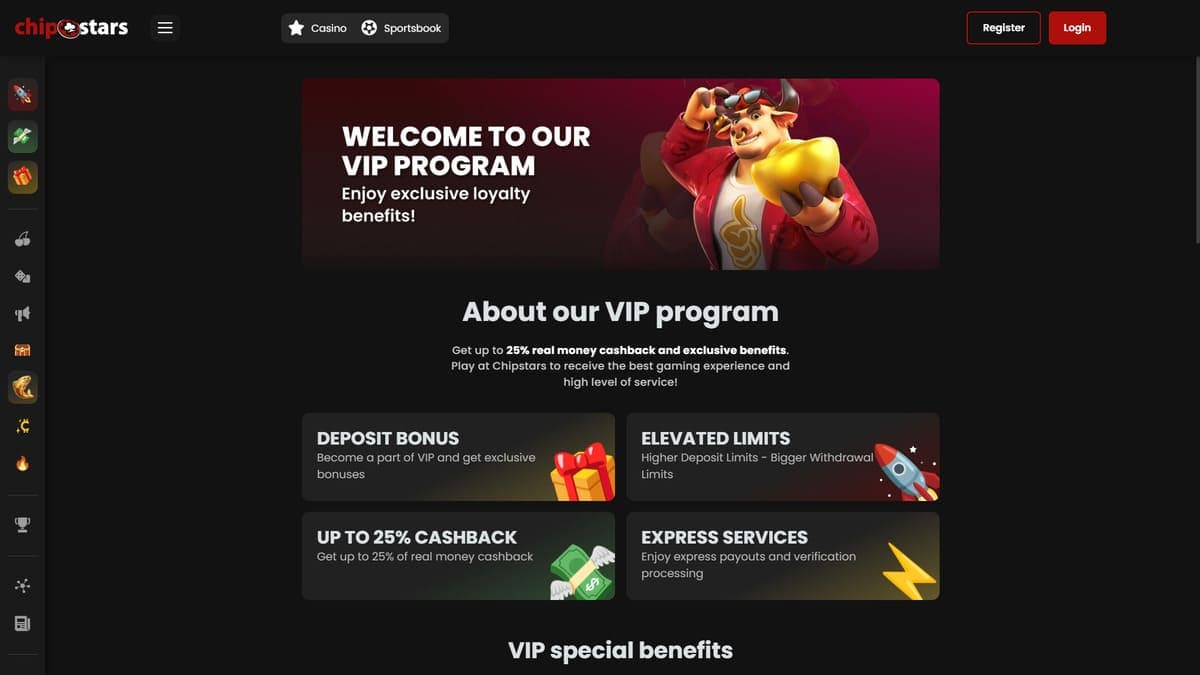 VIP ChipStars Casino