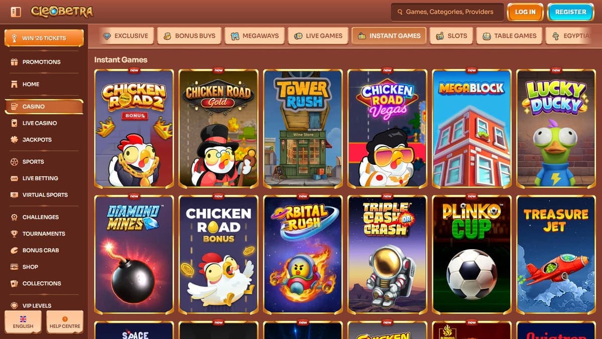 Online games Cleobetra Casino