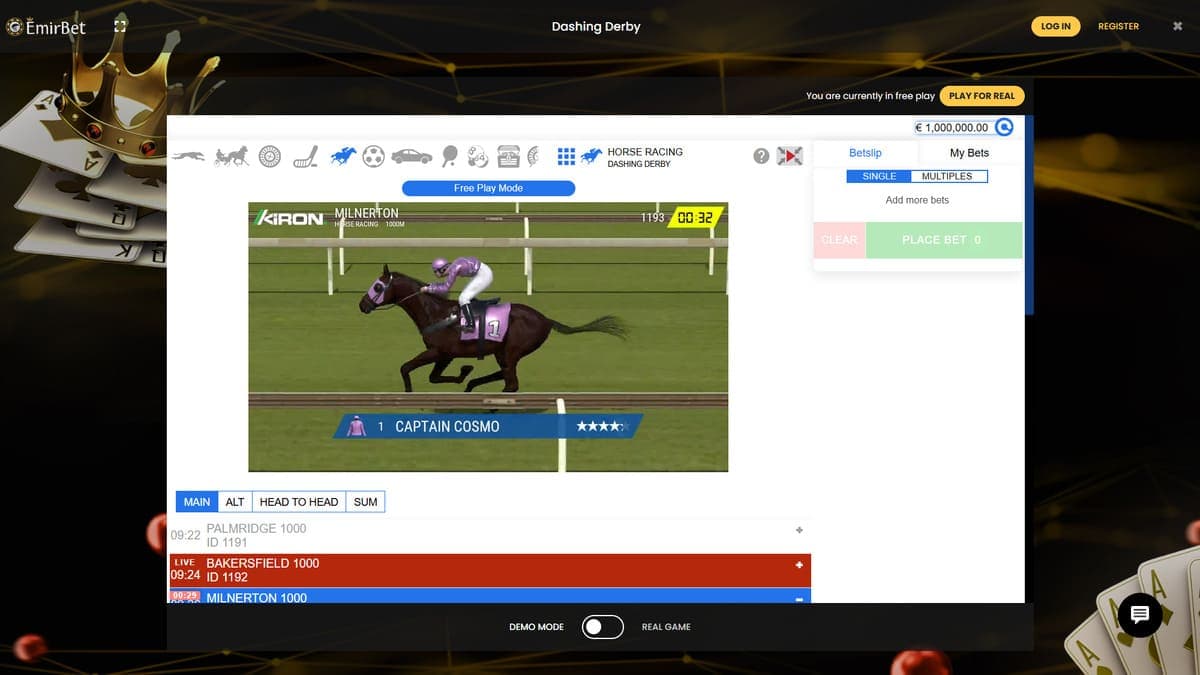Horse racing Emirbet Casino