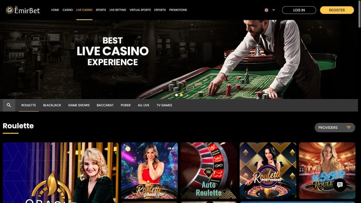 Live casino Emirbet Casino