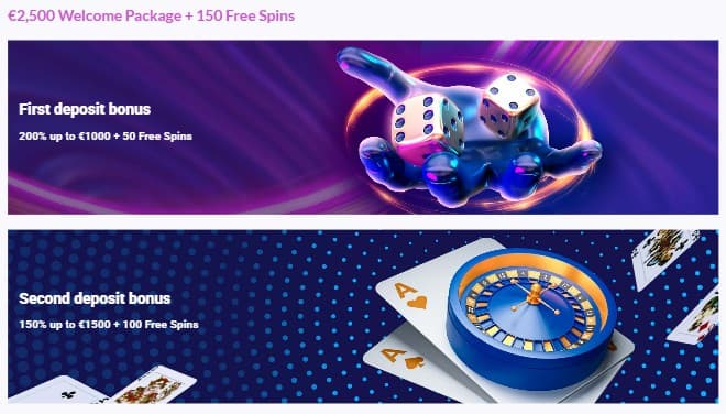 Welcome bonus Europe Fortune Casino