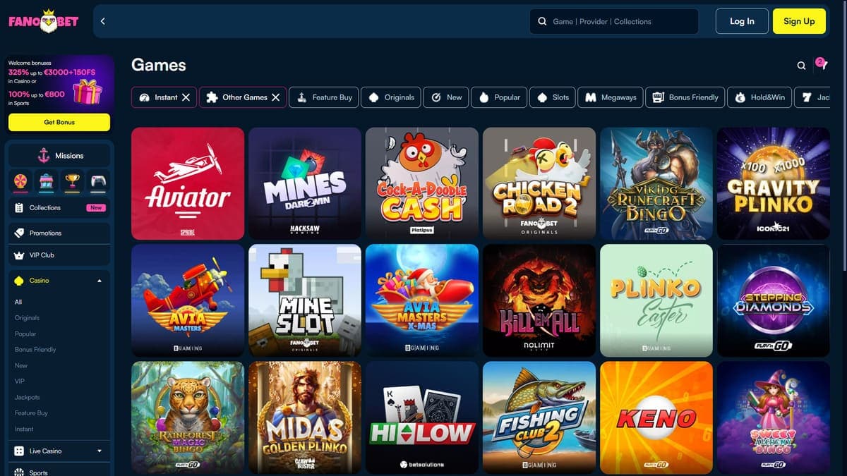 Other games Fanobet Casino