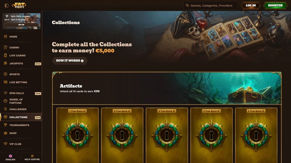 Collections FatPirate Casino