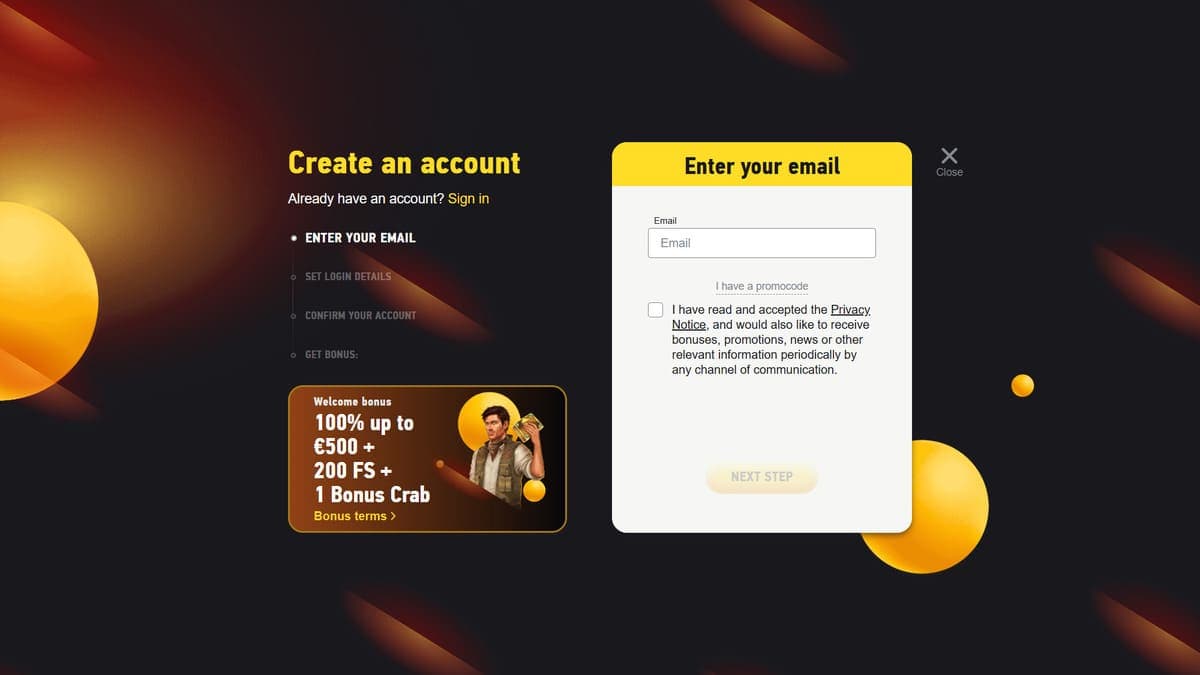 Registration Fezbet Casino