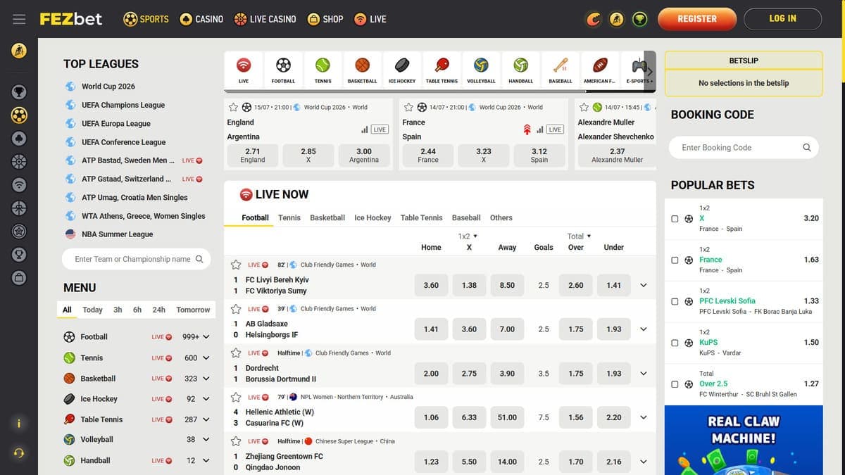 Sports betting Fezbet Casino