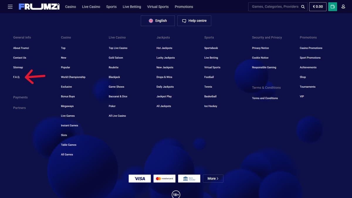Chat Frumzi Casino