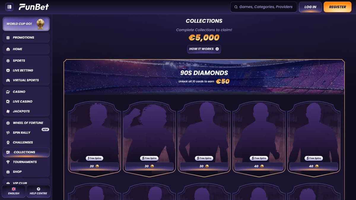 Collections Funbet Casino