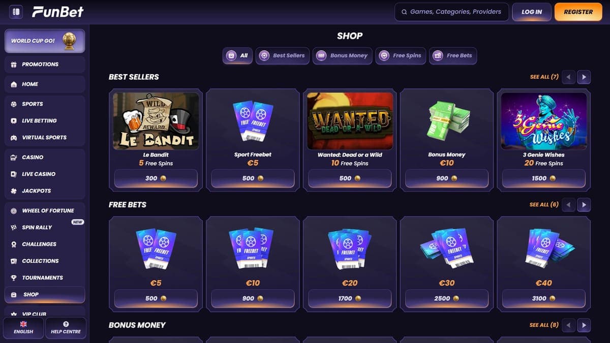 Shop Funbet Casino