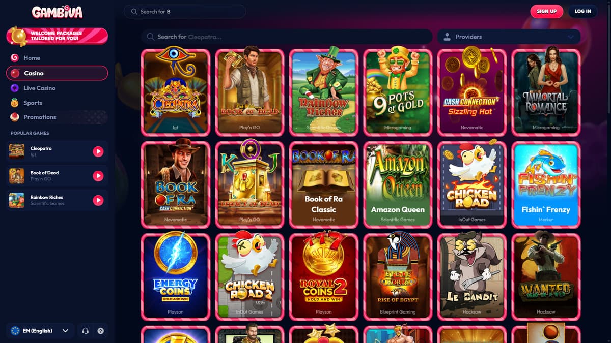 Slots Gambiva Casino