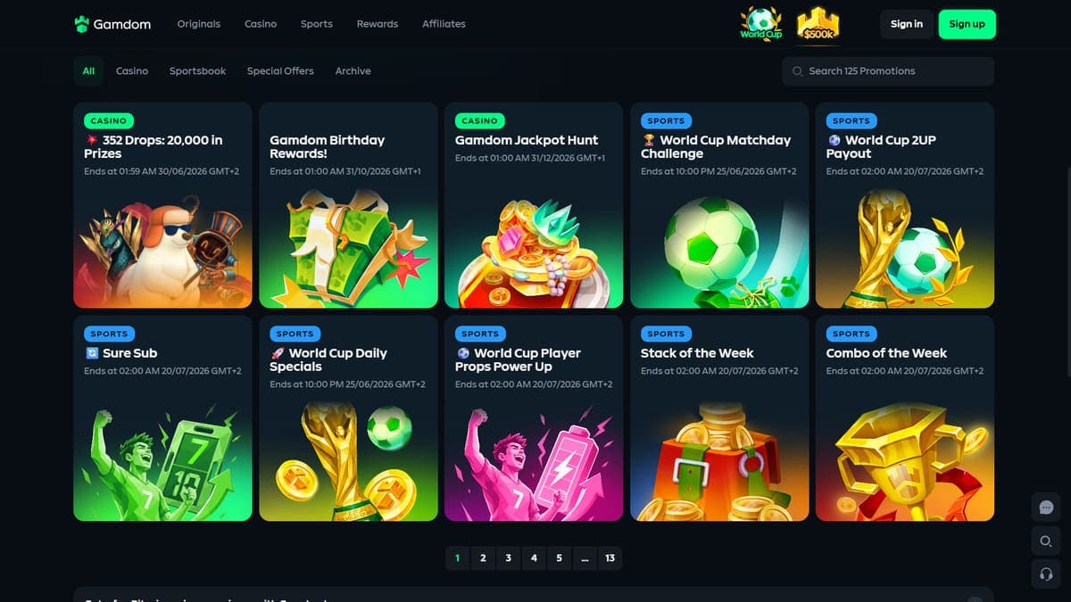 Rewards Gamdom Casino