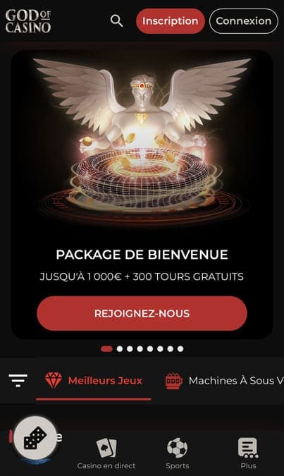 God of casino application