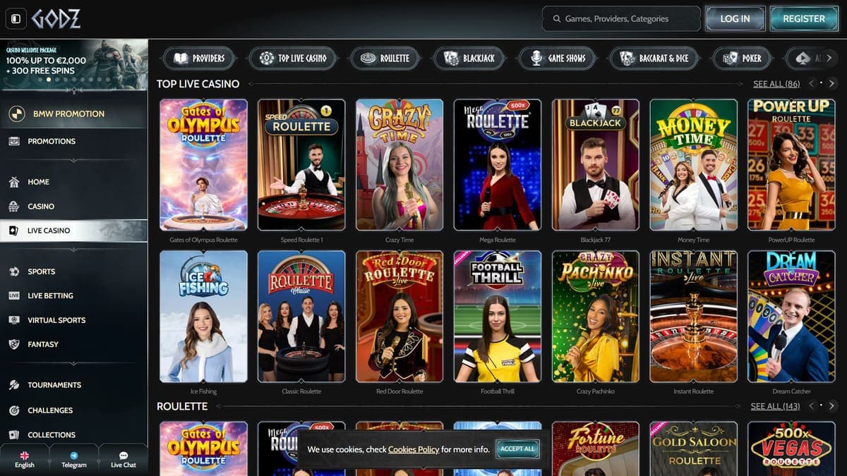 Live Godz Casino