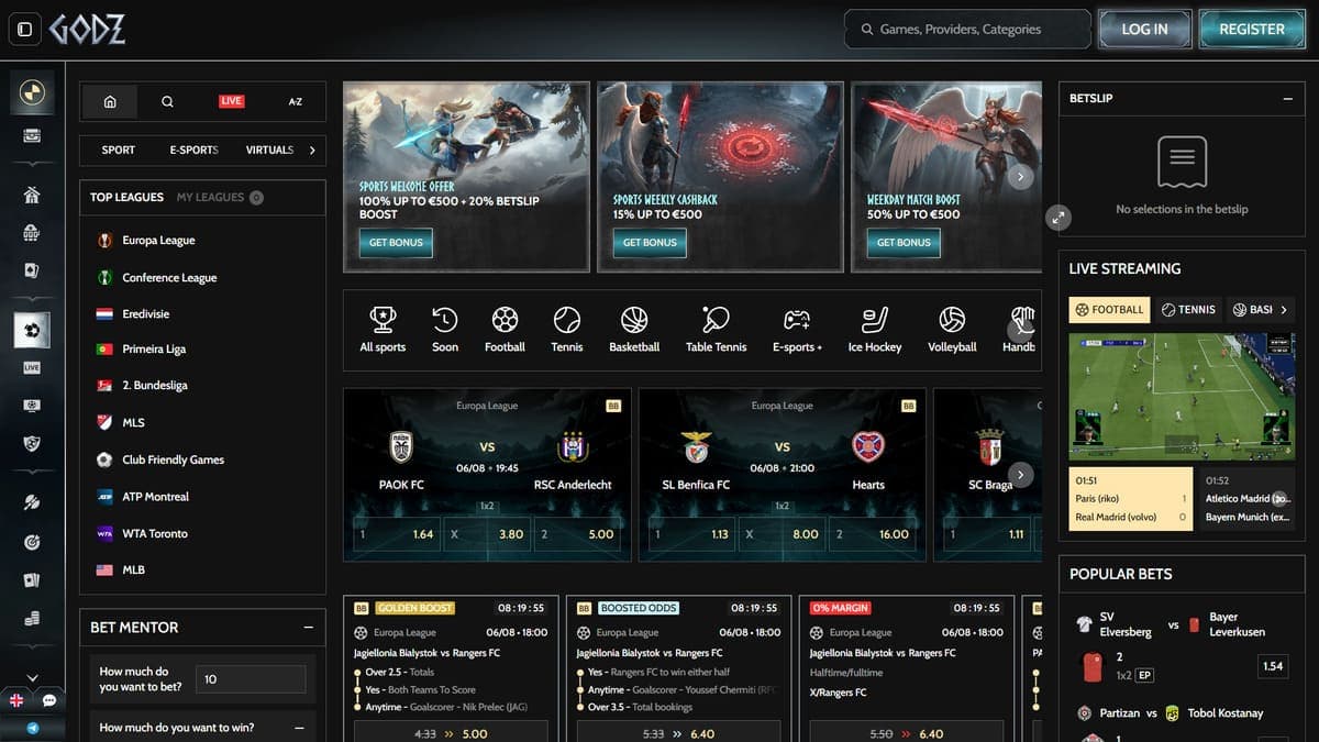 Bookmaking Godz Casino