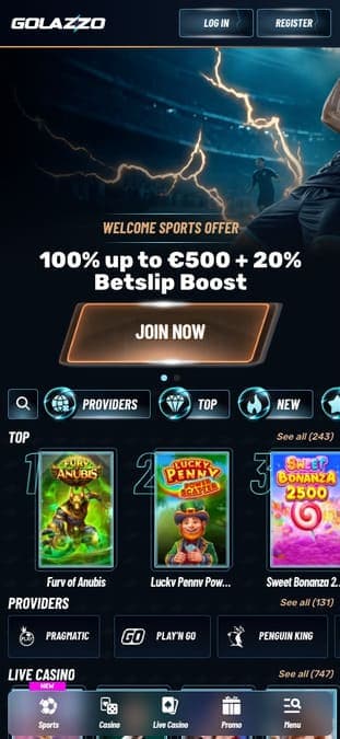 Golazzo casino mobile