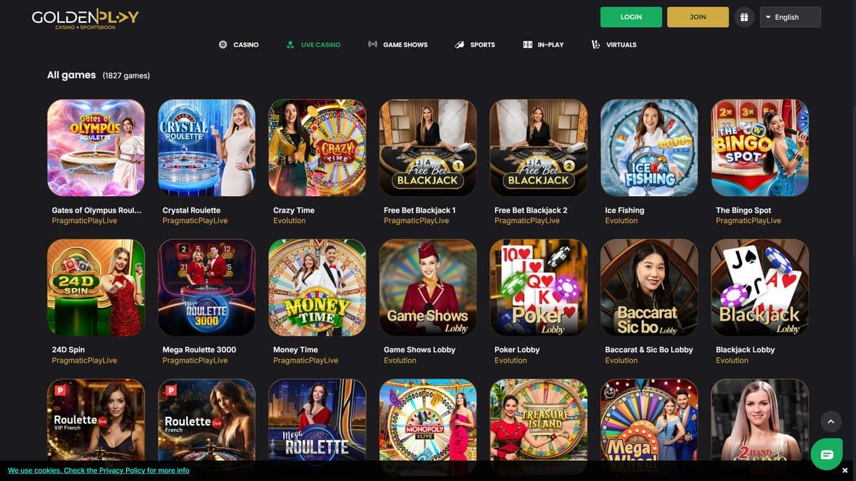 Casino Live GoldenPlay Casino