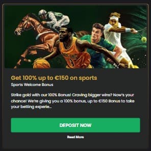 Sports welcome bonus GoldenPlay Casino