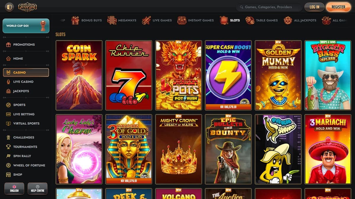 Slot machines Gransino Casino