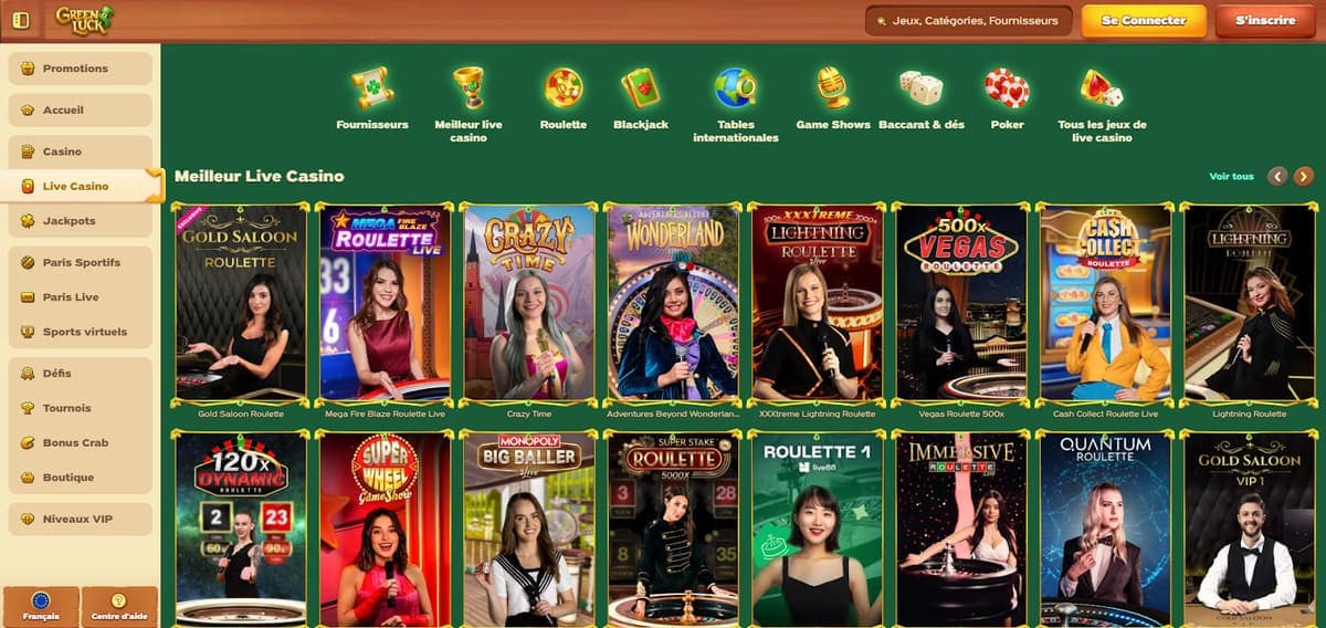 Live GreenLuck Casino