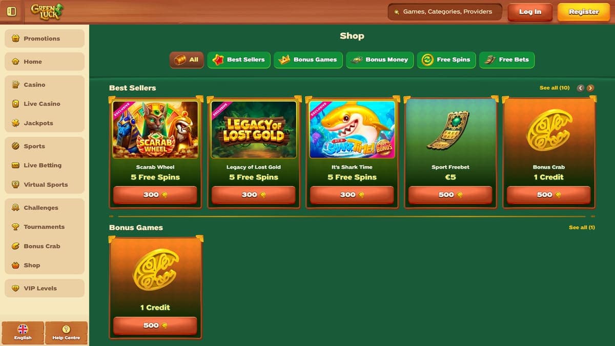 Shop GreenLuck Casino