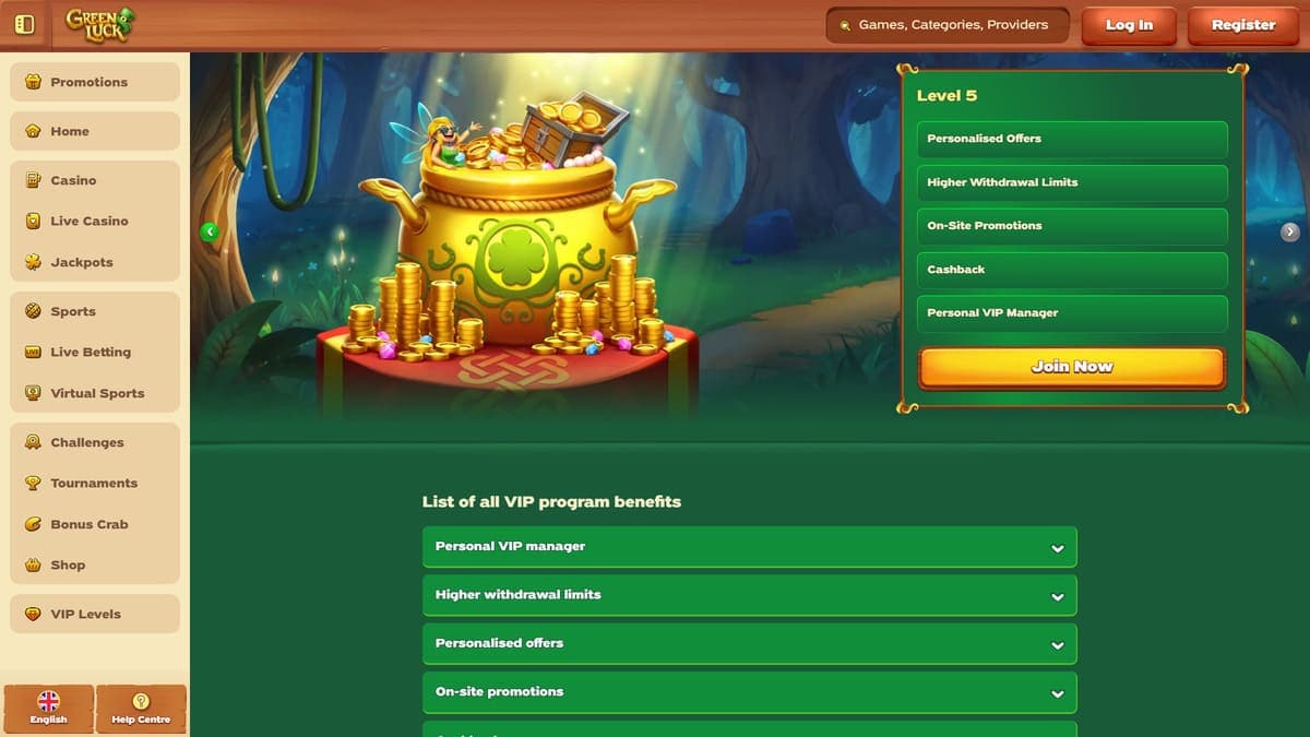 VIP GreenLuck Casino