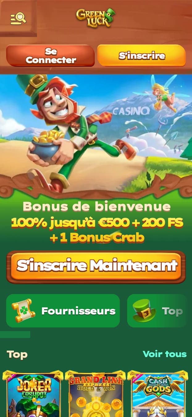 Greenluck casino application