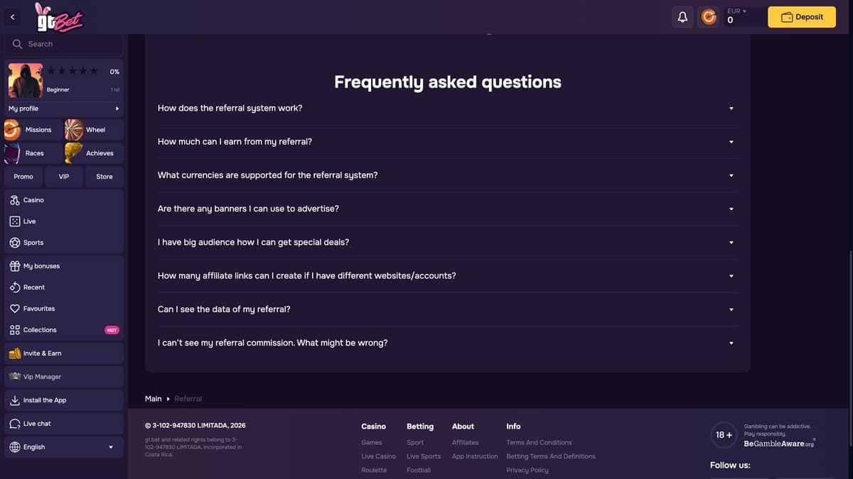 GTBet Casino Customer Service