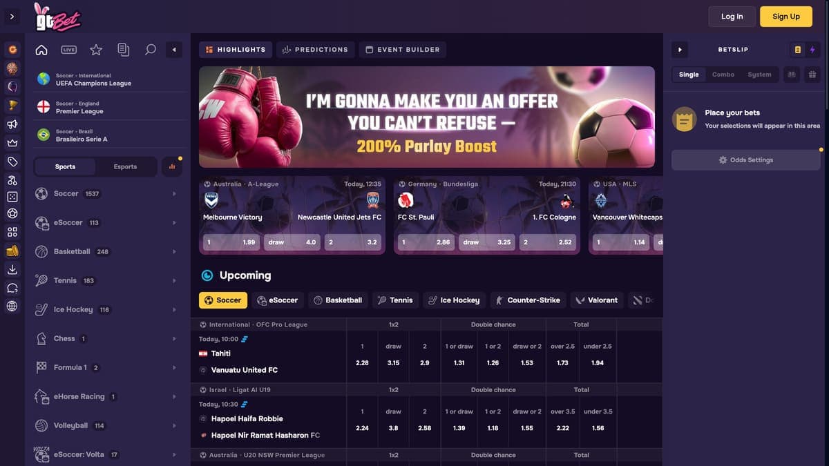 GTBet Casino Sports Betting