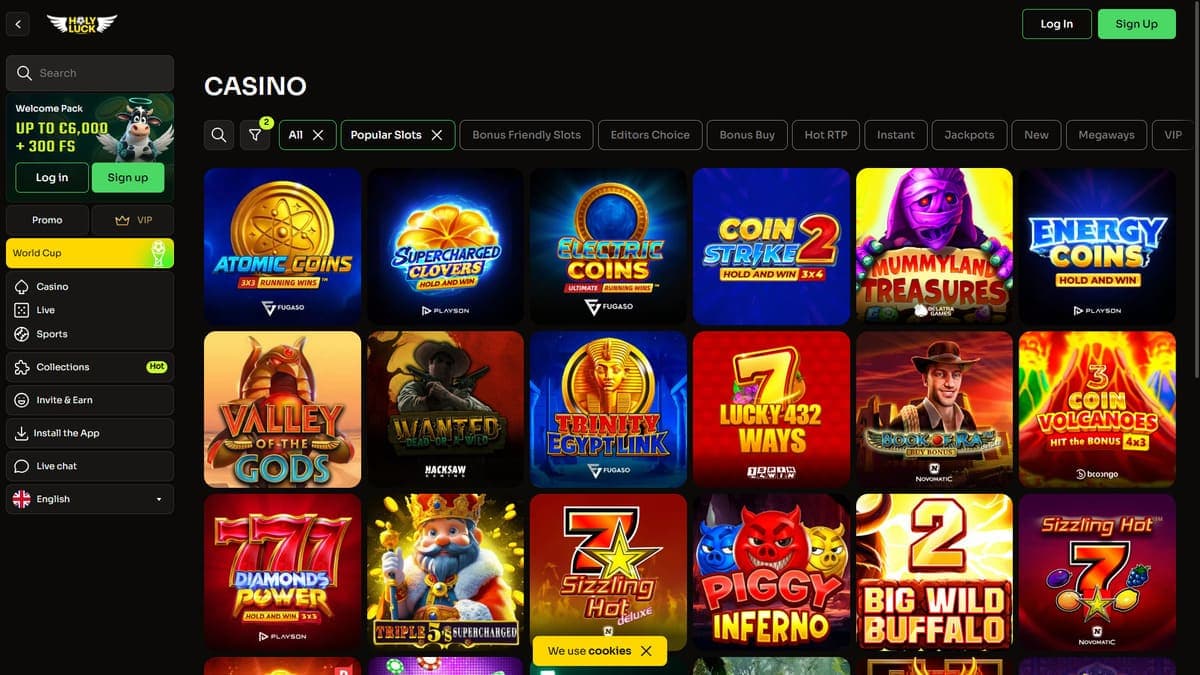Slot machines Holyluck Casino
