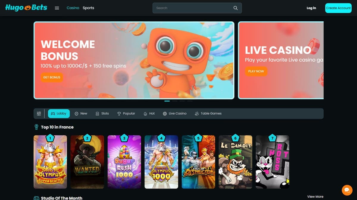Games Hugo Bets Casino
