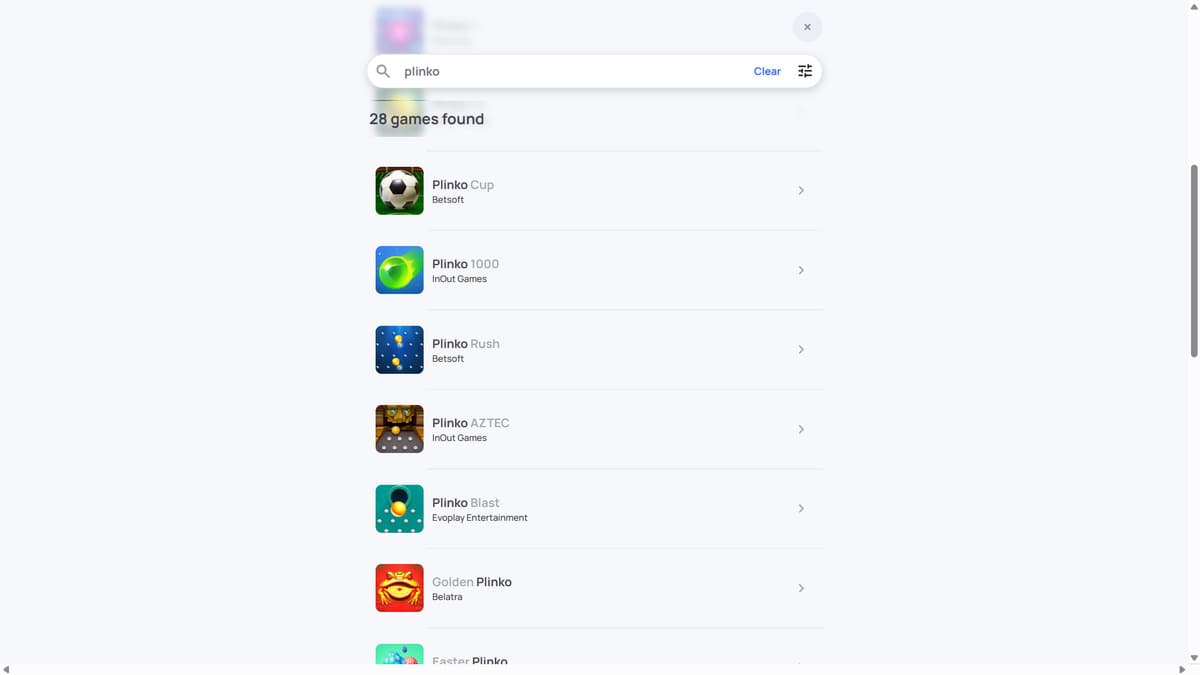Other games Hype Kasino Casino
