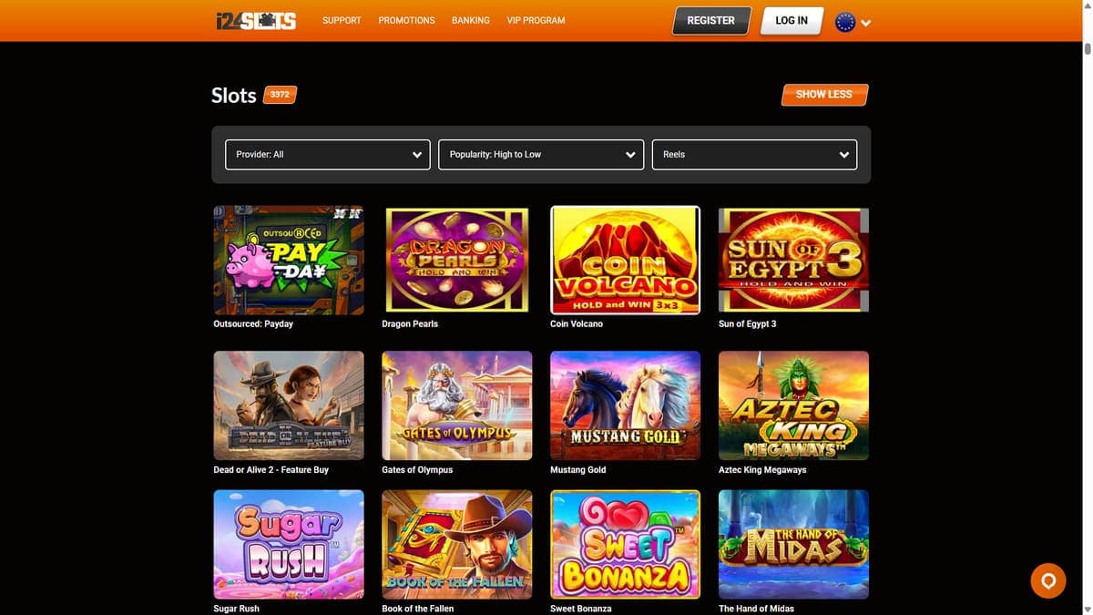 Slot machines i24Slots Casino
