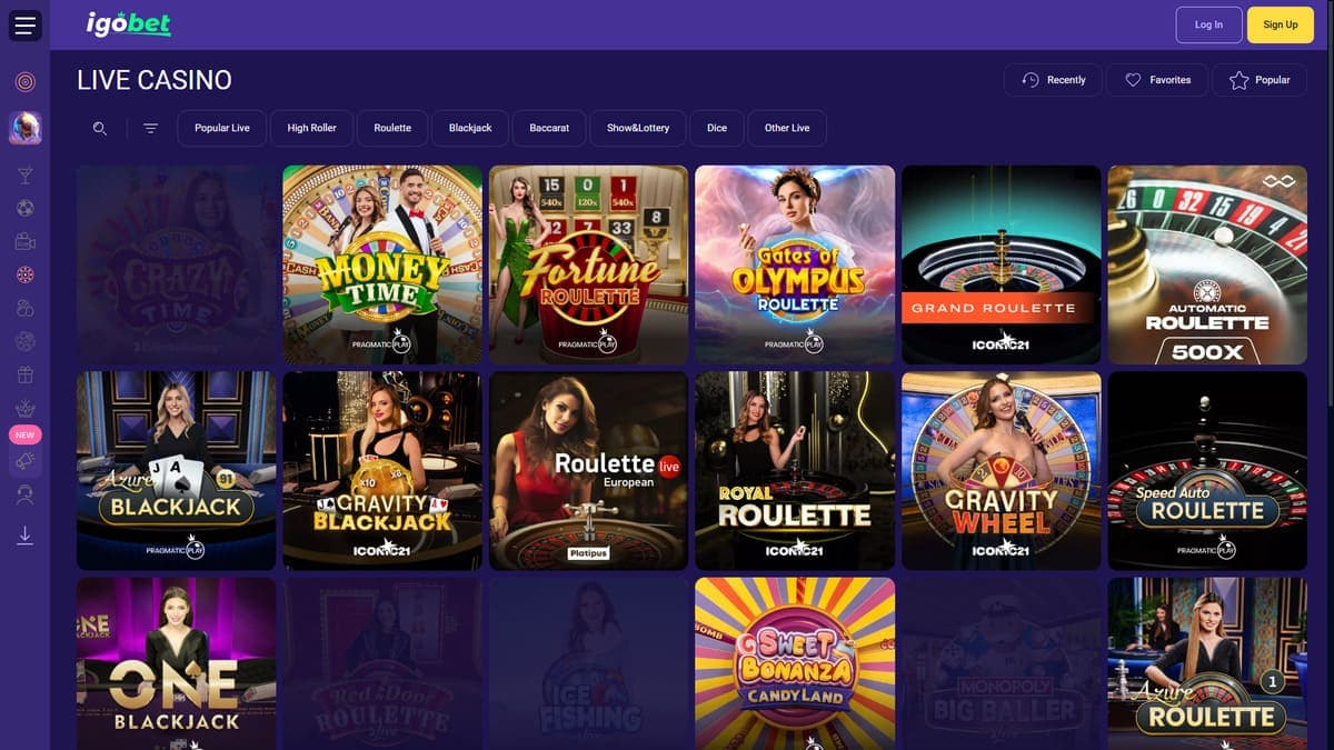 Live casino Igobet Casino