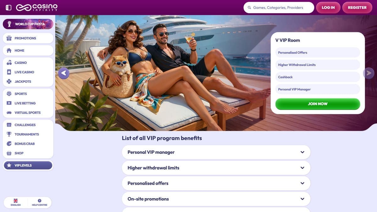 VIP Club Infinity casino