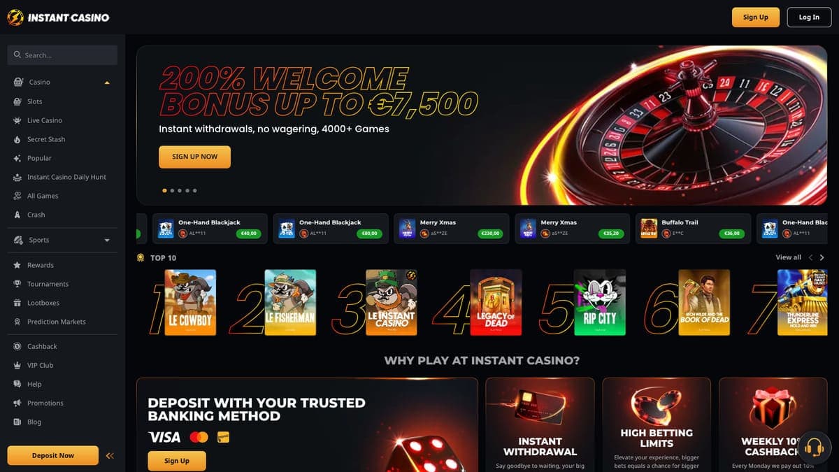 Instant casino