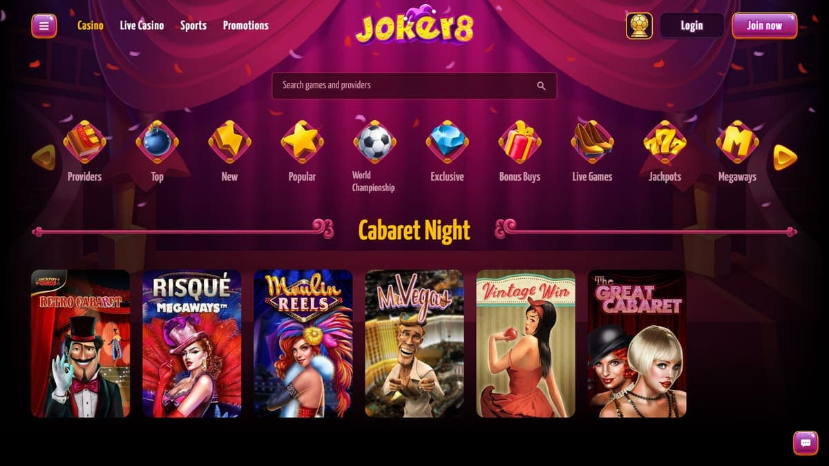 Cabaret Joker8 Casino
