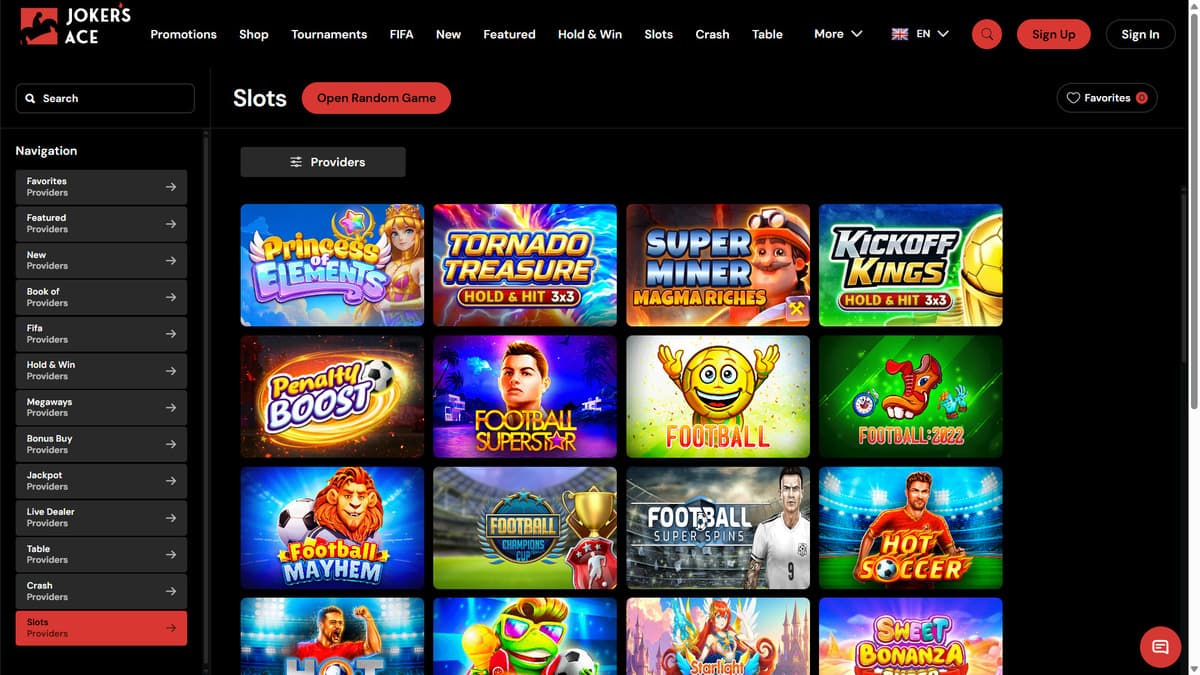 Slot machines Jokers Ace Casino