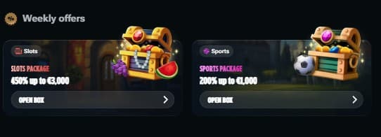 Weekly bonuses Kingdom Casino